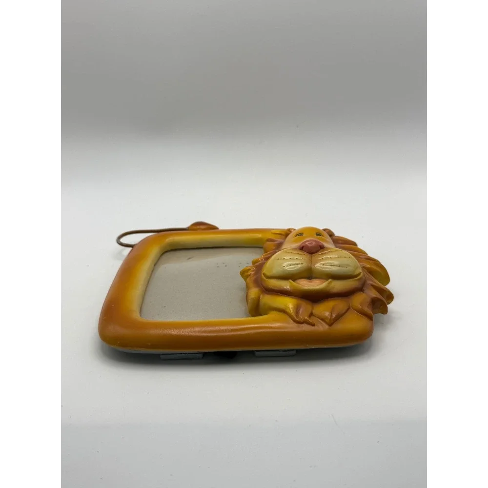 Vintage 3D‎ Lion Resin Picture Frame Safari Jungle Nursery Kids Decor